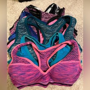 Bundle of 8 Victoria Secret PINK push-up sports bras